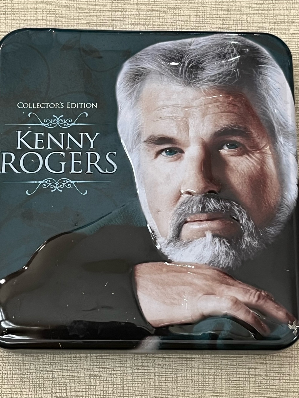 Kenny Rodgers Collectors Edition 3 Disc CD Set In Metal Tin
